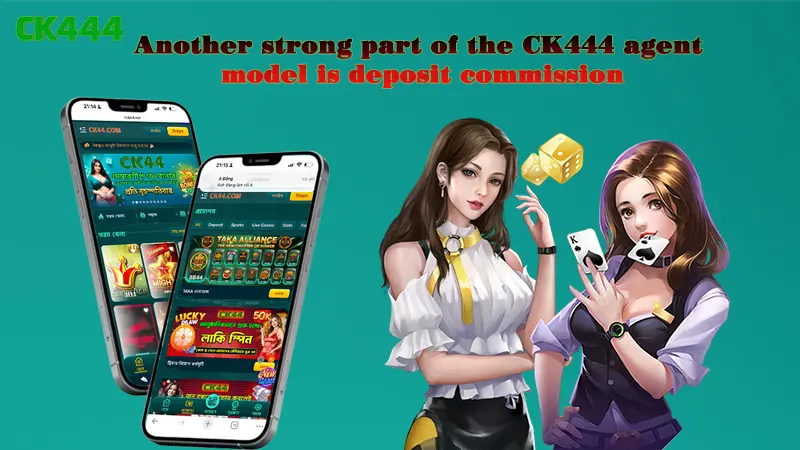 Another strong part of the CK444 agent model is deposit commission