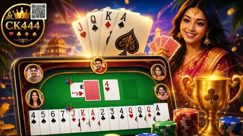 Indian Rummy Interface With The Treasure Wall